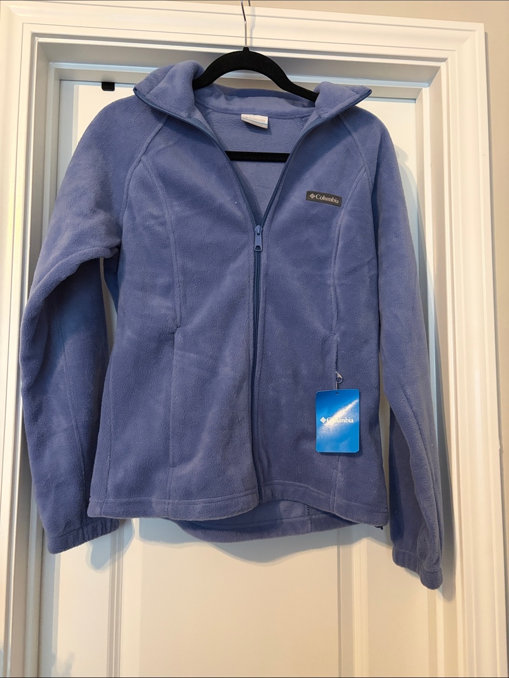 Columbia Blue Full-Zip Fleece Jacket